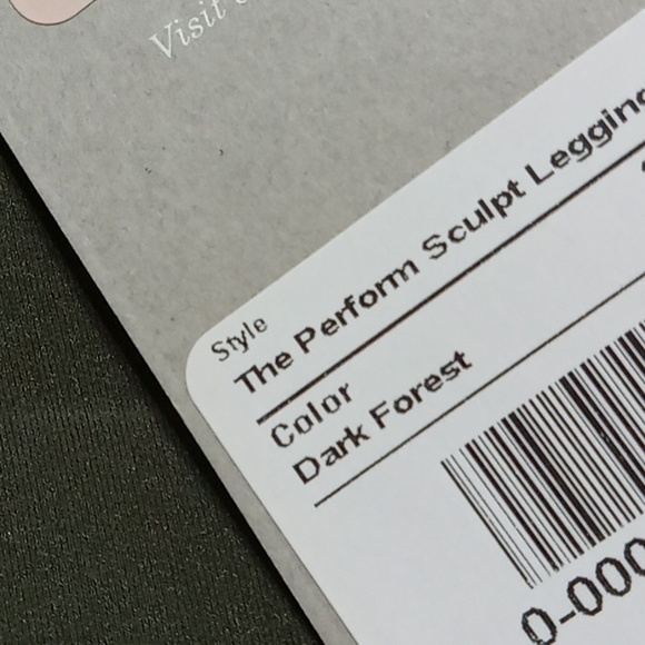 EVERLANE Women's Pants SMALL Athleticwear GREEN LEGGINGS NEW DARK FOREST - Picture 6 of 8